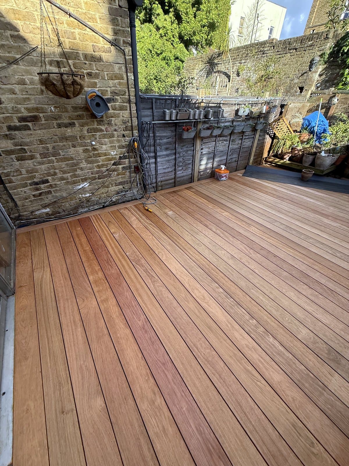 Deck in the evening light
