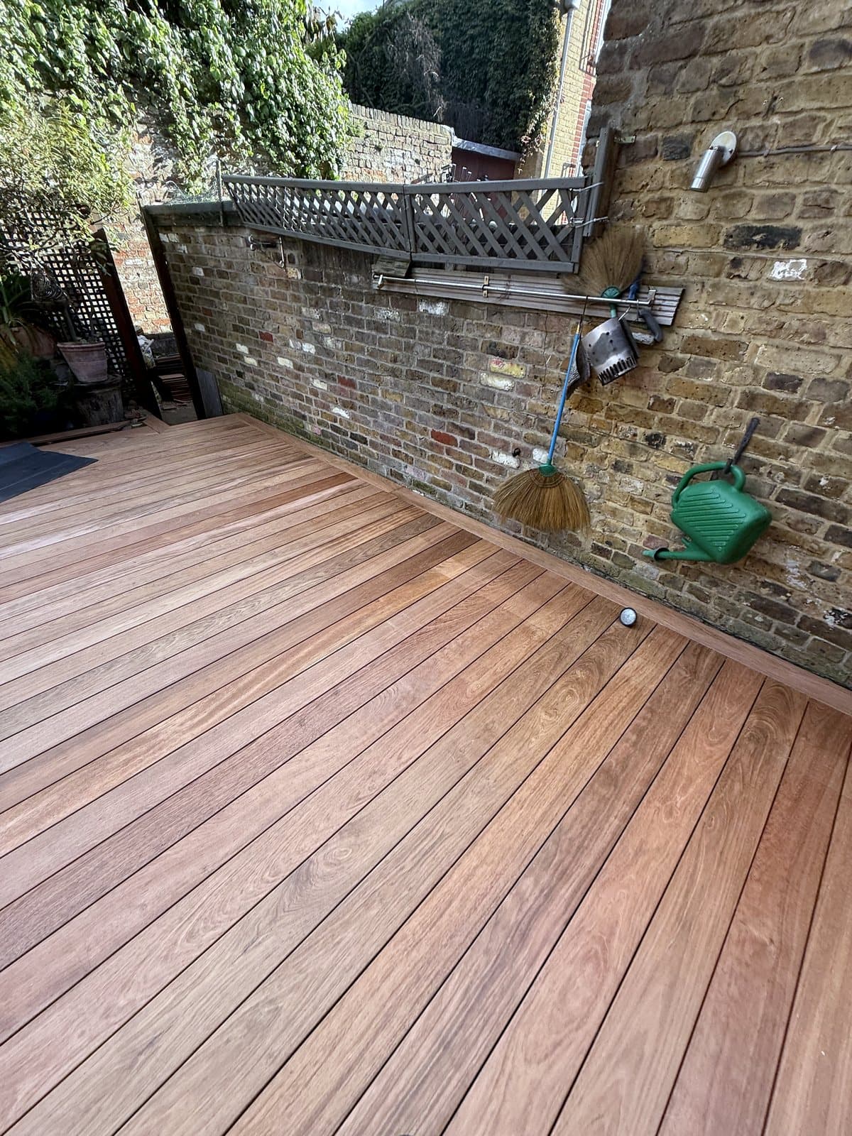 Deck from the corner by the doors