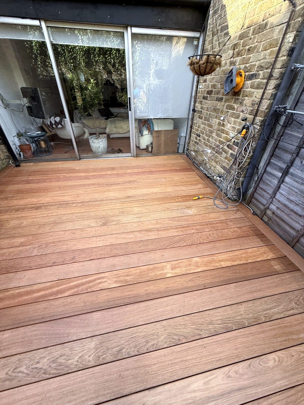 Deck seen from the far wall