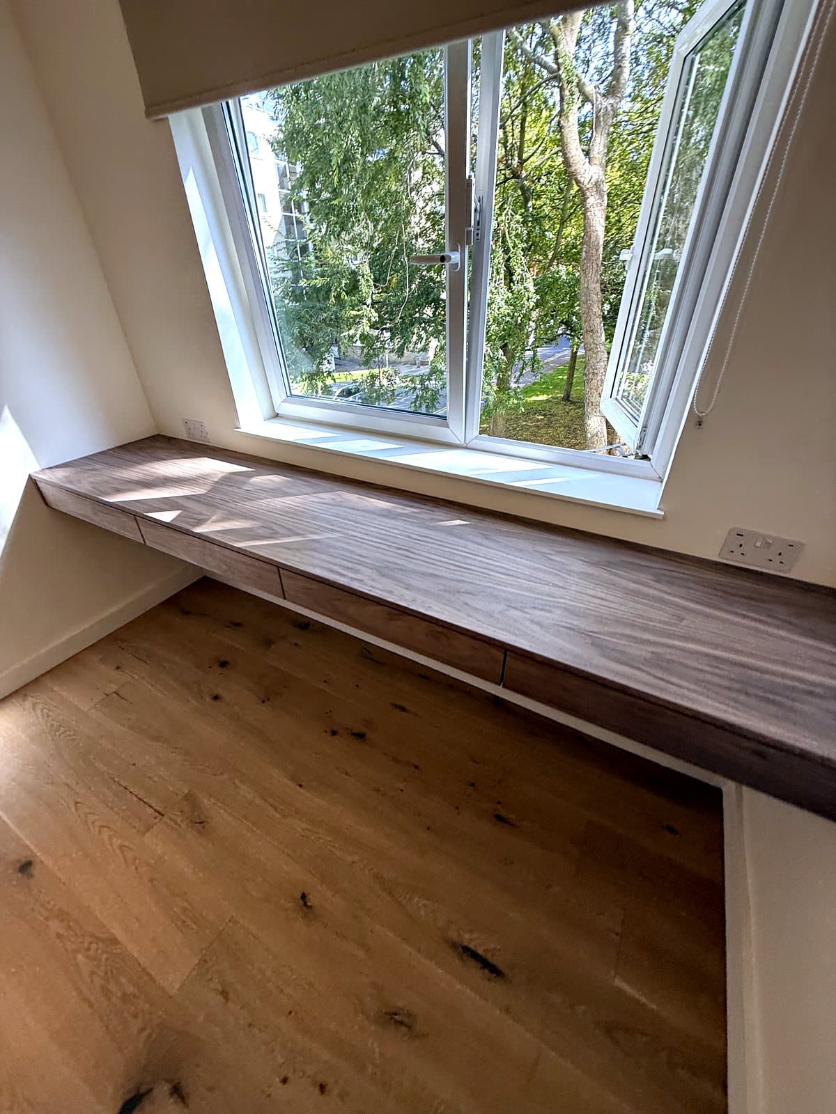 Desk in the afternoon light