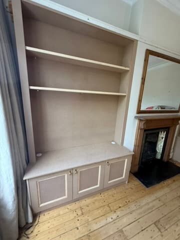 Alcove shelving