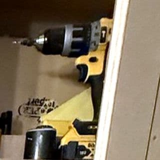 Raf's DeWalt Cordless Drill on a job