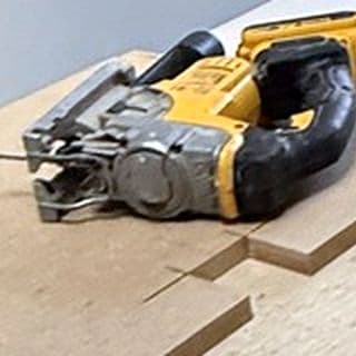 Raf's DeWalt Cordless Jigsaw on a job