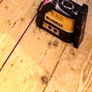 Raf's DeWalt Laser Level on a job